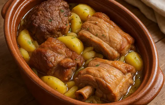 Baeckeoffe traditionnel aux trois viandes