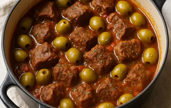 Bœuf aux olives à la provençale