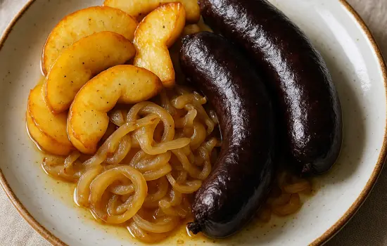 Boudin noir aux pommes à l’ancienne
