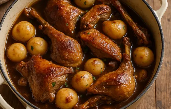 Canard aux navets à l’ancienne