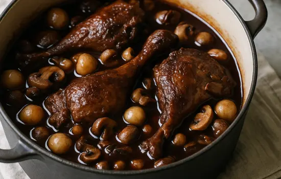 Civet de canard traditionnel