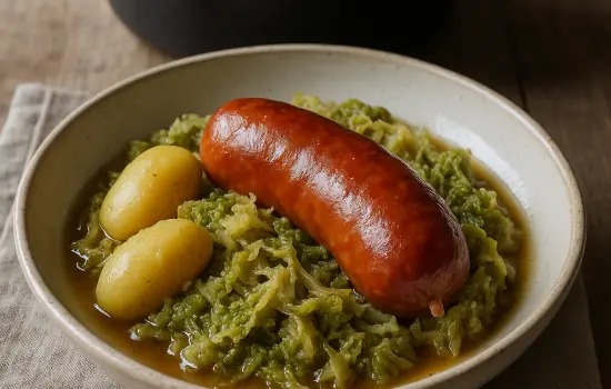 Saucisse de Morteau au chou à l’ancienne